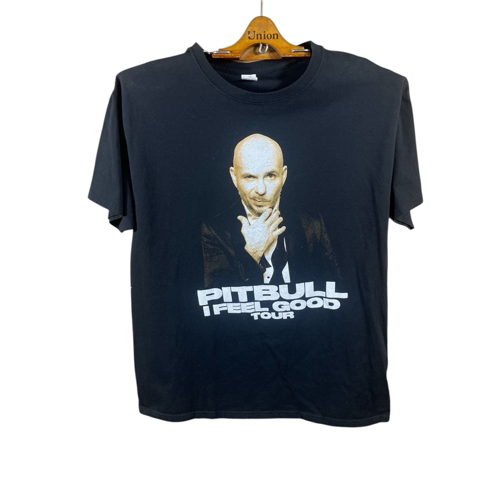 2021 Pitbull/ Iggy Azalea Men’s/ Unisex Band Short Sleeve Tour T-Shirt Size L